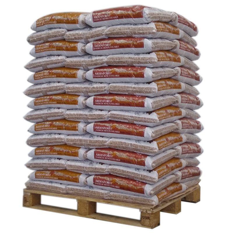 Pellets ARDENFOREST – Palete de 70 Sacos de 15 kg (1050 kg)