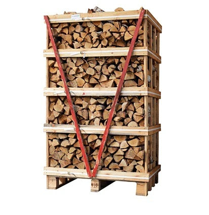 HOTdevil Caixa de Lenha de Bétula Secada em Forno 2 m³ (1000 kg) – Acendimento Fácil e Chama Brilhante