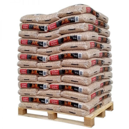 Pellets de Madeira WOODSTOCK Premium – Palete com 78 Sacos de 15kg