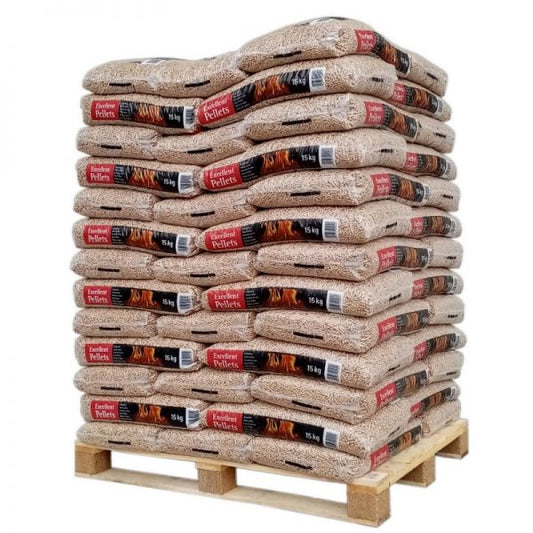Pellets de Madeira WOODSTOCK Premium – Palete com 78 Sacos de 15kg