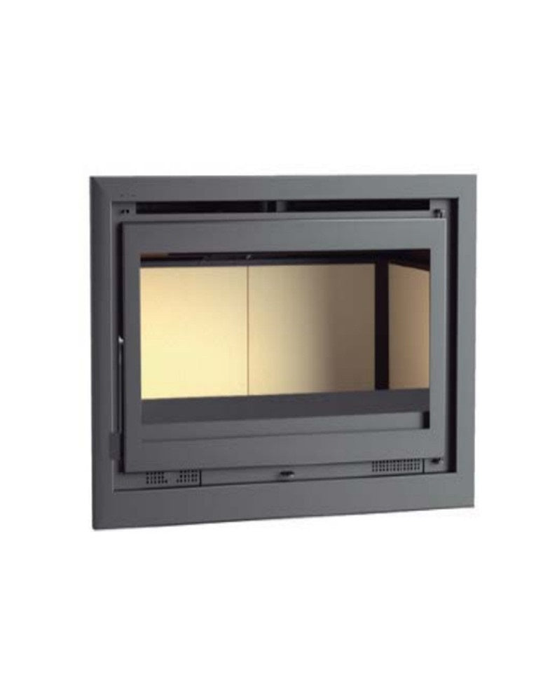 Recuperador a lenha FM IT-180 com ventilação – 13 kW, dupla combustão, canalizável, até 125 m²