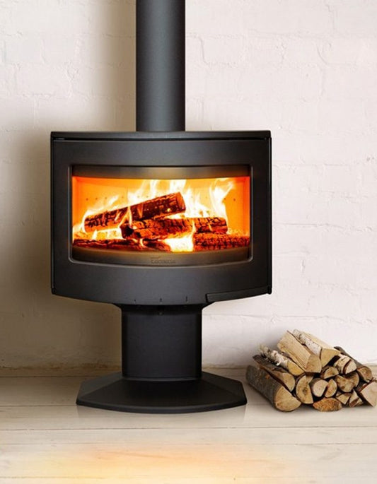 Salamandra a Lenha Lacunza Tarbes Star – 10 kW, Ferro Fundido, Alta Eficiência (87,4%)
